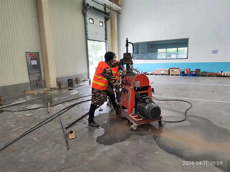 三门峡厂房地面下沉塌陷注浆加固施工